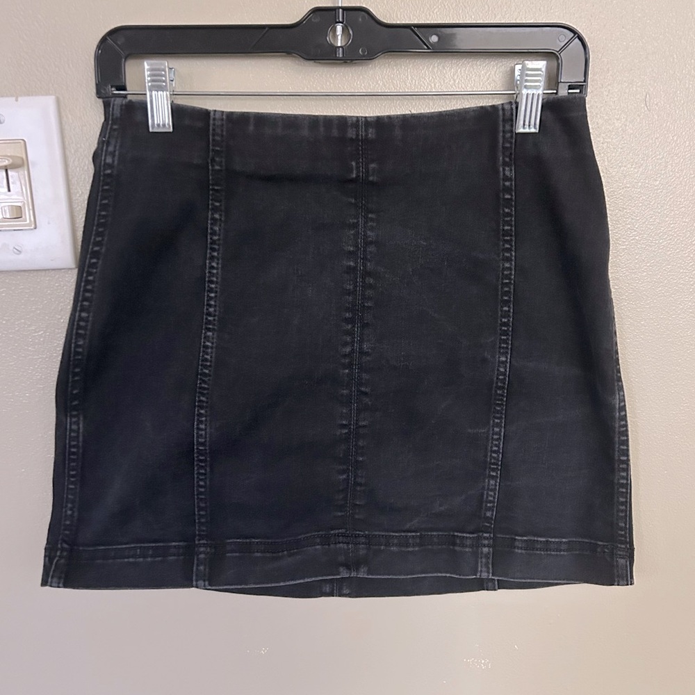 Wild Fable Black Denim Skirt Size 6